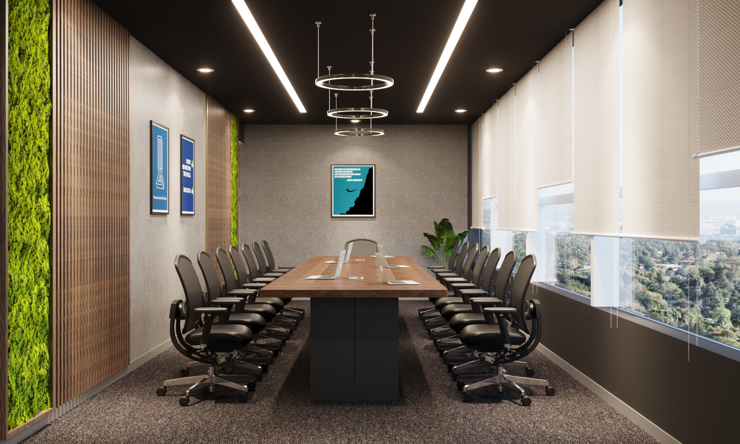 Luxury Boardroom with Premium Finishes
